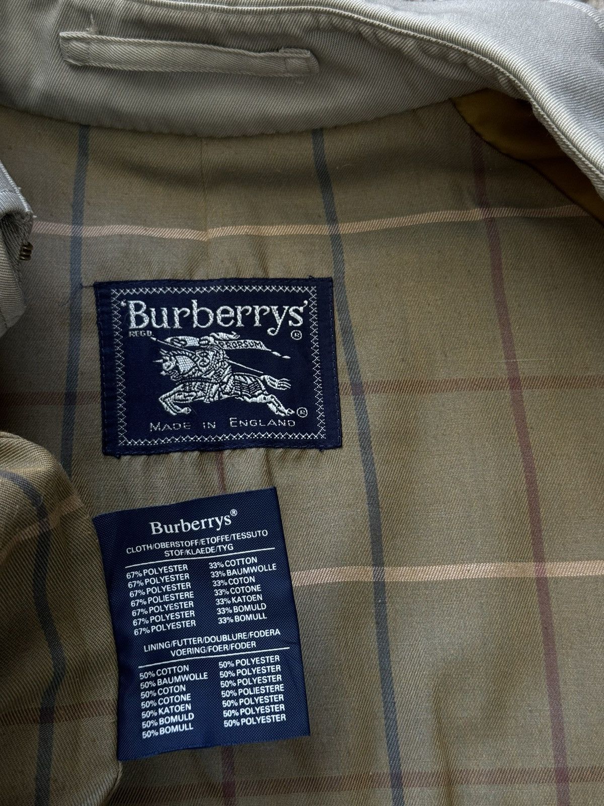 Burberry × Vintage Vintage trench coat Burberry original luxury streetwear item Size M / US 6-8 / IT 42-44 - 3 Thumbnail
