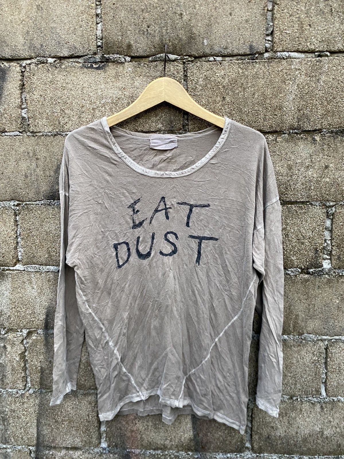 20471120 × If Six Was Nine × Isamu Katayama Backlash Vintage blue factoy “eat dust” washed longsleeve Size US L / EU 52-54 / 3 - 1 Thumbnail