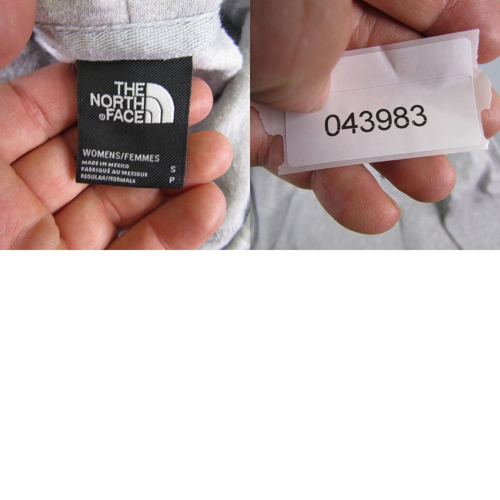 The North Face The North Face Hoodie Womens Small Gray White Pullover Sweatshirt Outdoors Size S / US 4 / IT 40 - 8 Thumbnail