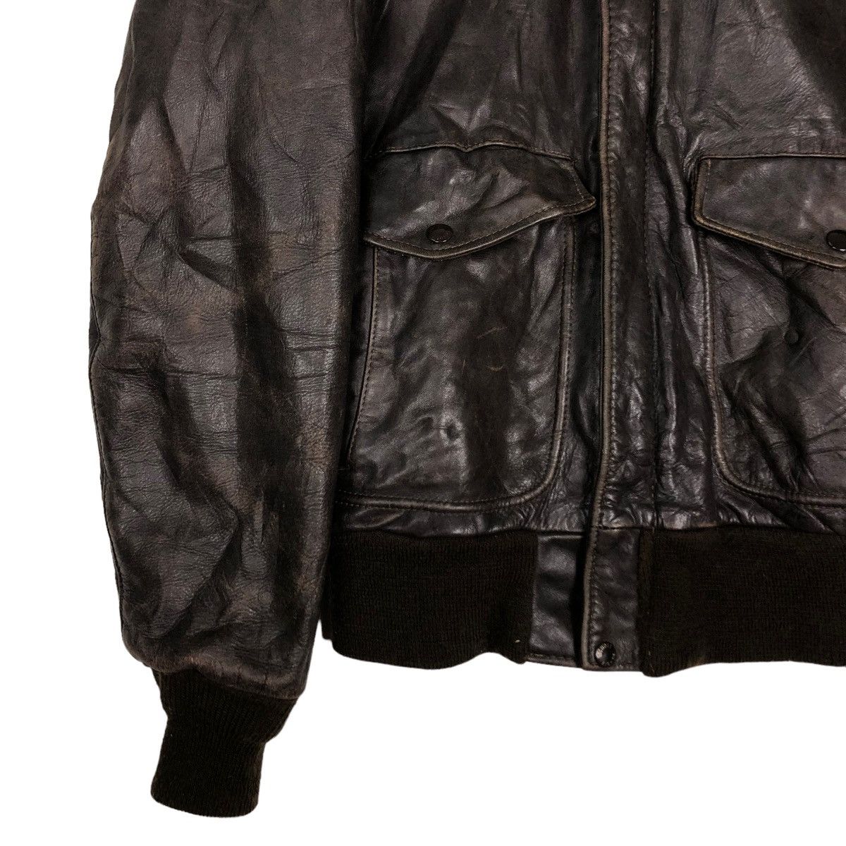 Schott 🔥VINTAGE 70’s SCHOTT MADE IN USA A2 LEATHER JACKET IDEAL Size US M / EU 48-50 / 2 - 6 Thumbnail