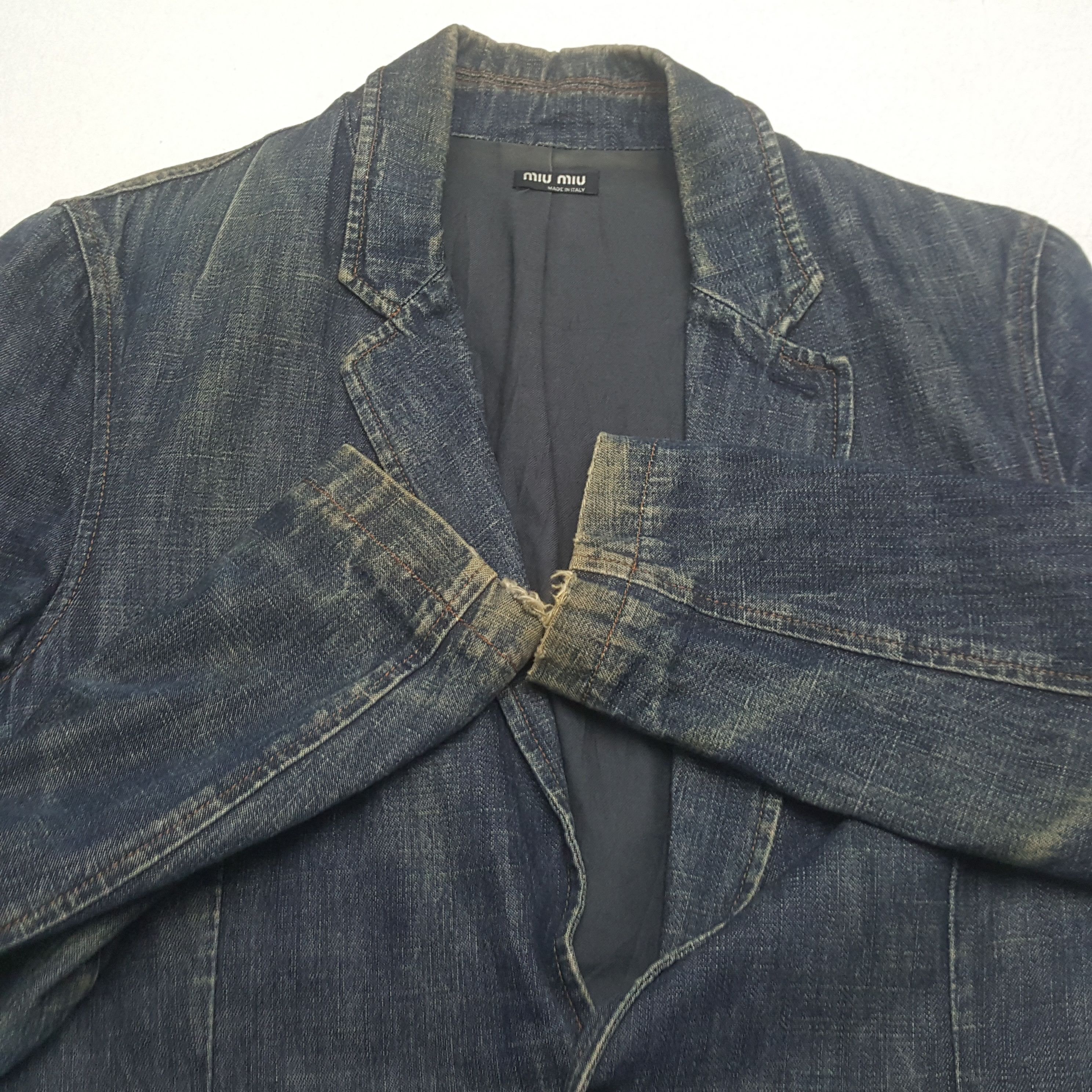 Miu Miu MIU MIU Italian Fashion Casual Style Jacket Size XS / US 0-2 / IT 36-38 - 10 Thumbnail