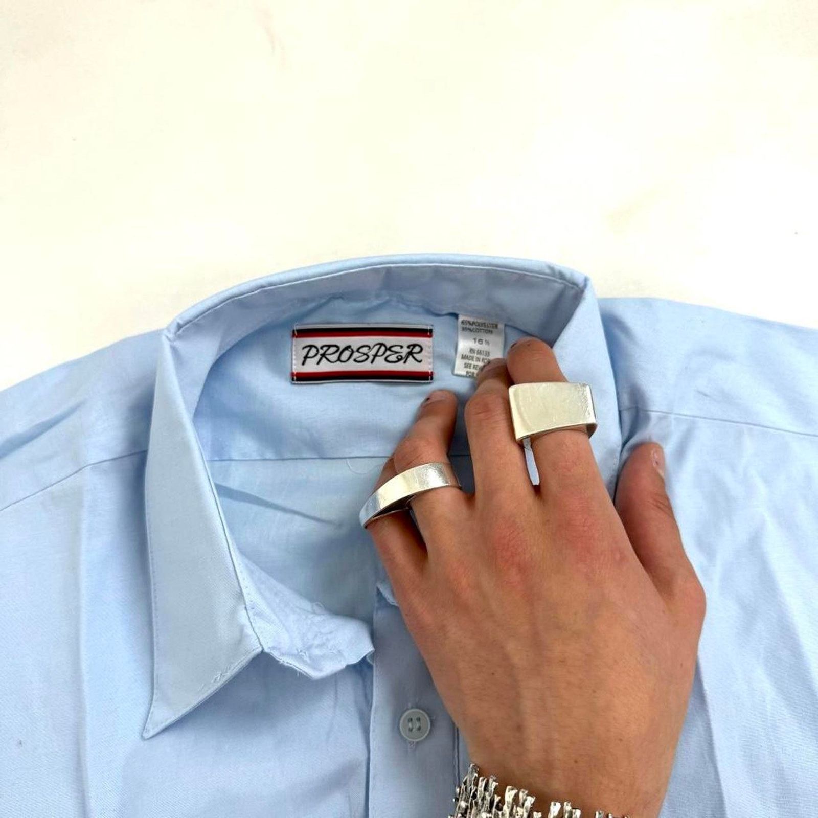 Carhartt × Dickies × Vintage Vintage y2k skater faded blue archive button up t shirt Size US M / EU 48-50 / 2 - 4 Thumbnail