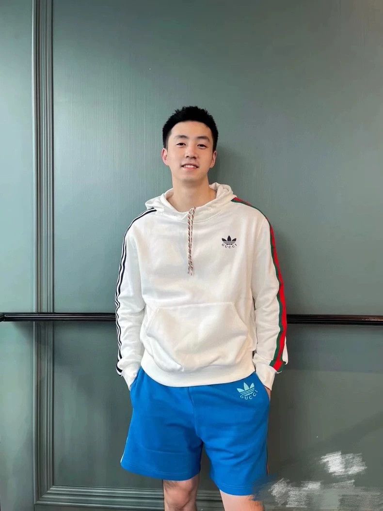 Gucci Gucci Adidas co-branded white hooded sweatshirt 2502-Nextar Size US XS / EU 42 / 0 - 8 Thumbnail