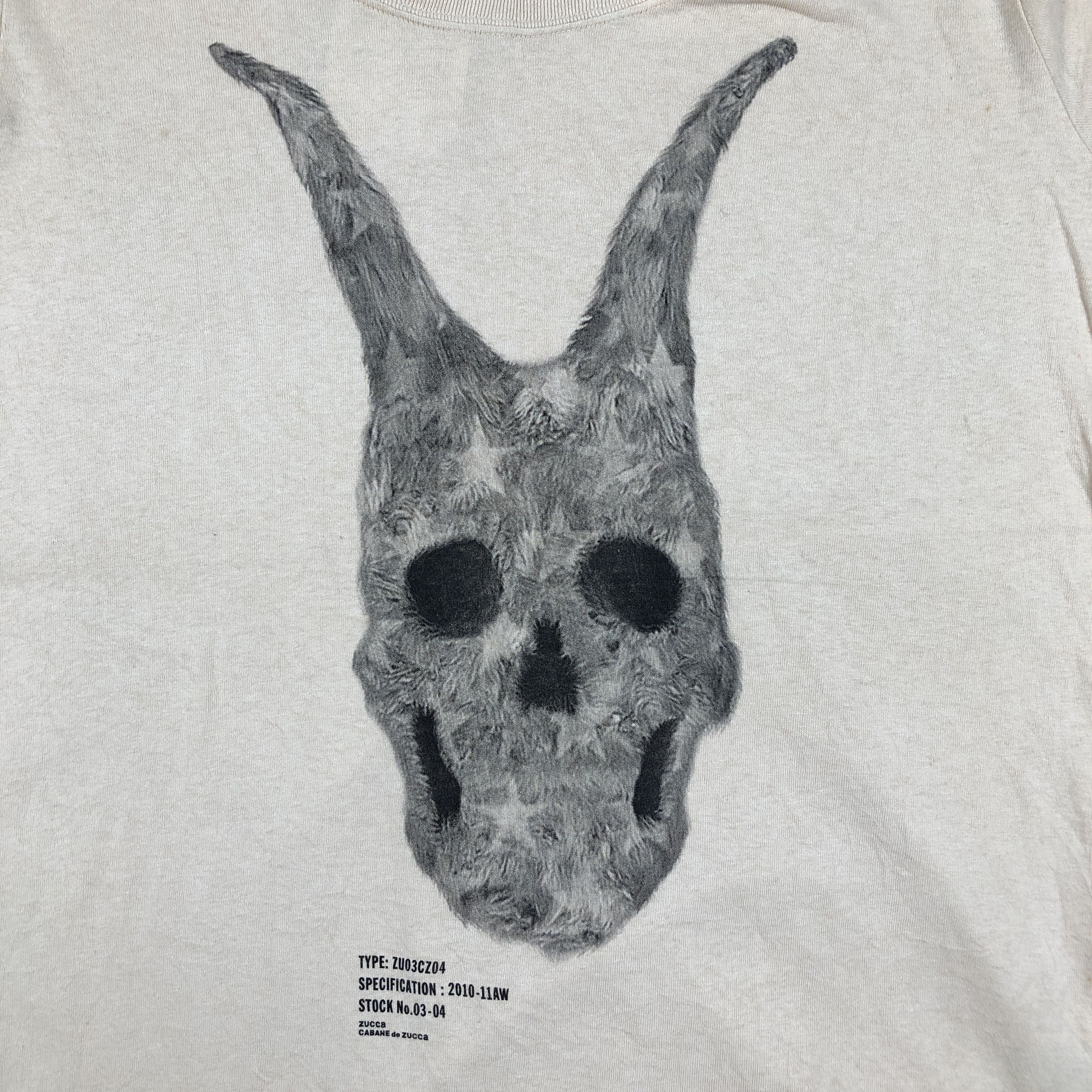 CABANE de ZUCCa Cabane De Zucca Donnie Darko Design T-shirt 2010-11AW Size US M / EU 48-50 / 2 - 3 Thumbnail