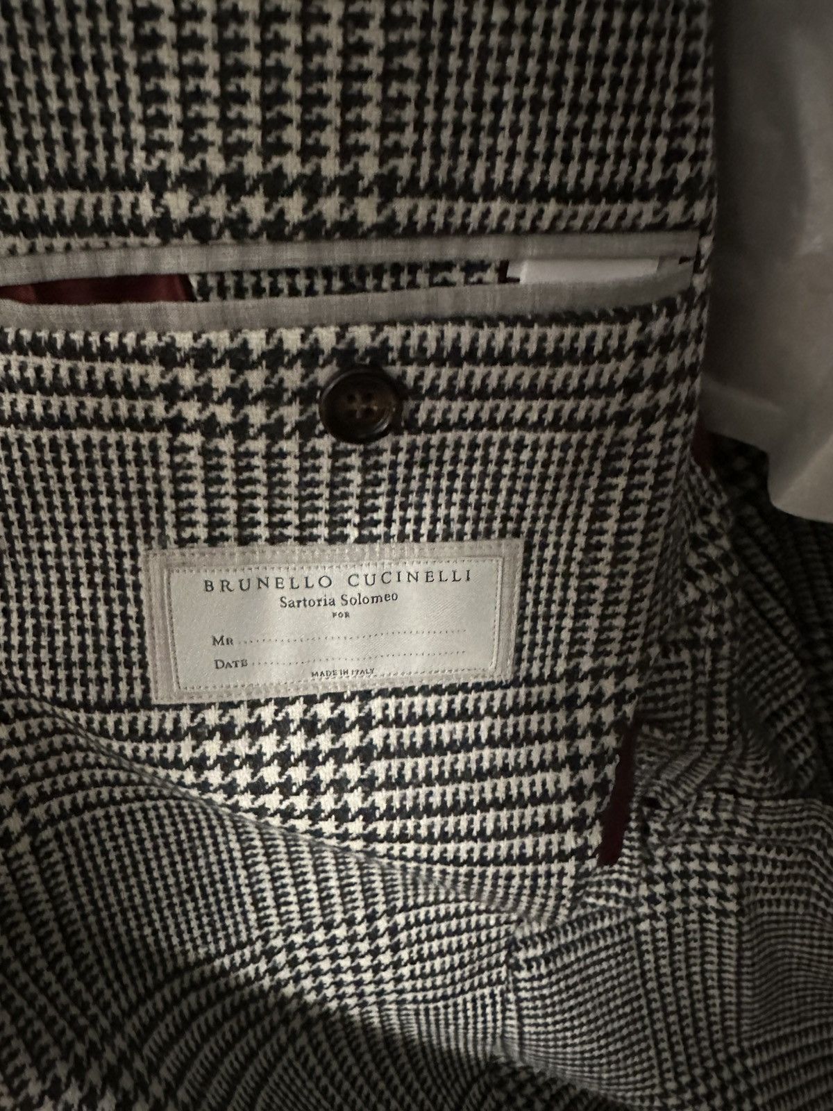 Brunello Cucinelli Brunello Cucinelli prince of Wales Suit Size 50L - 9 Thumbnail