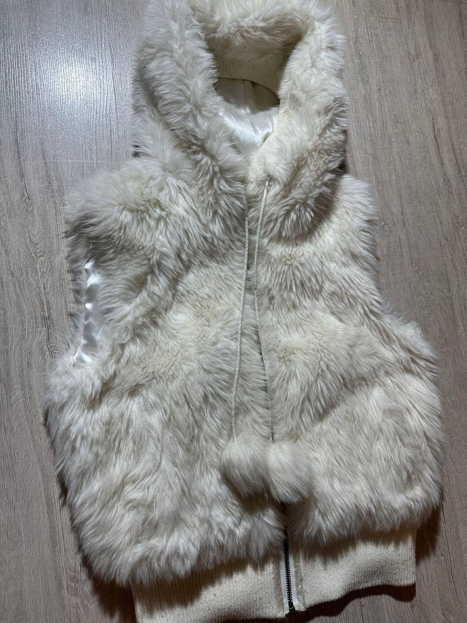 Vintage AVANT GARDE Zip Faux Fur Japan style y2k vest Size S / US 4 / IT 40 - 2 Thumbnail