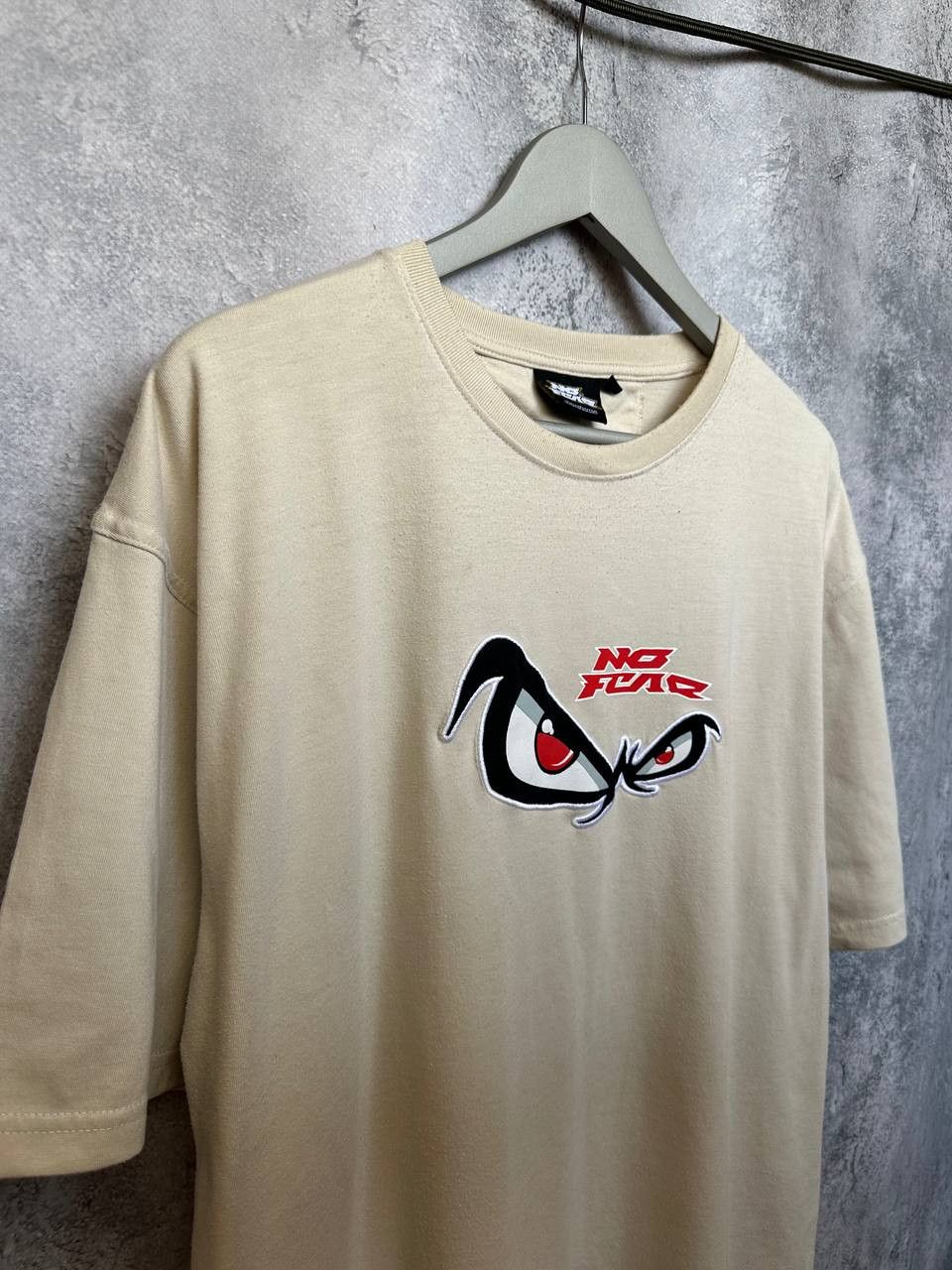 No Fear No Fear Vintage Y2K Big Eyes T-Shirt Beige Crew Tee Size US XL / EU 56 / 4 - 4 Thumbnail