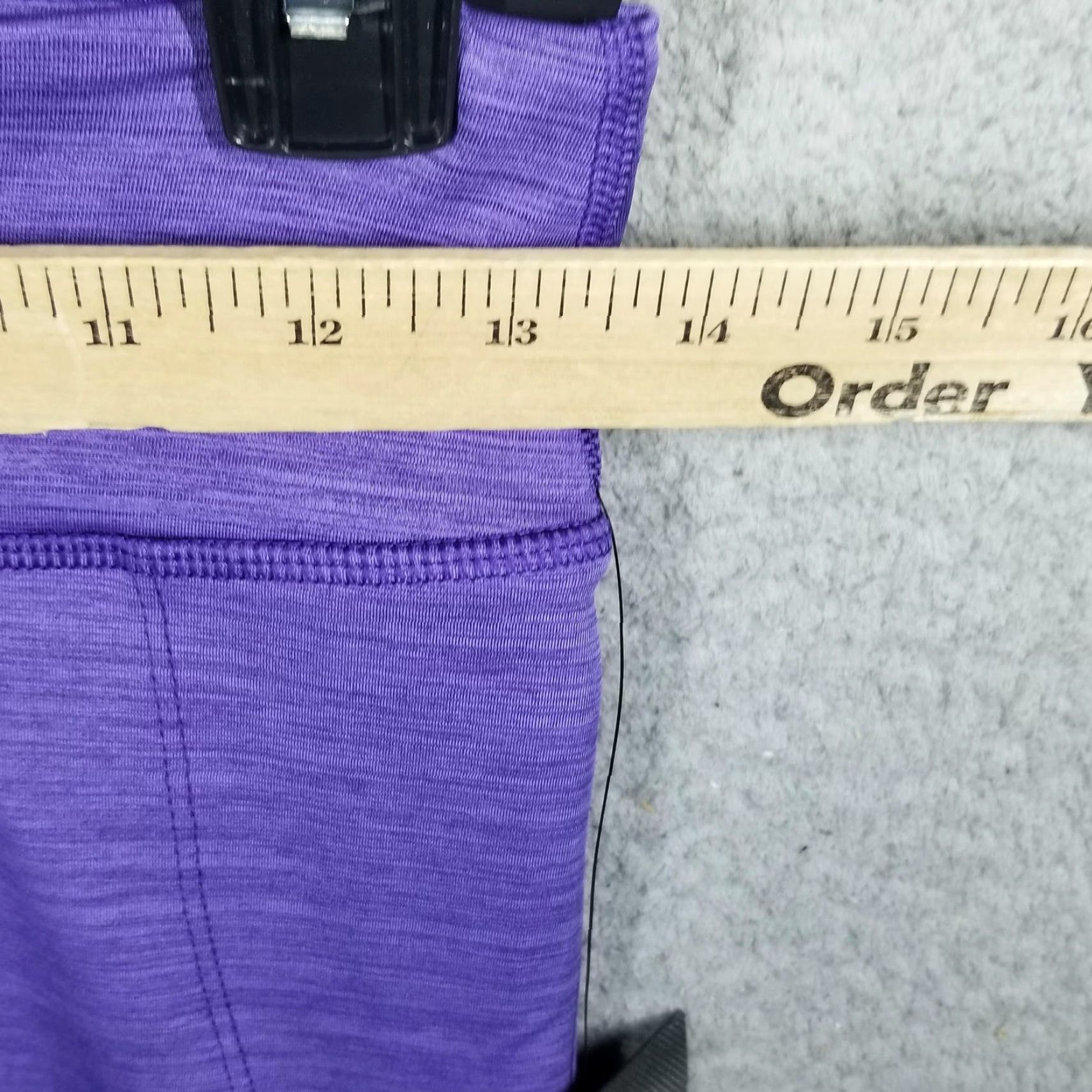 Nike NIke Women's Running Crop Leggings 7/8 Purple BV0038-547 Leggings S Pockets Zip Pocket Dri-FIT Activewear Womens Size 28" / US 6 / IT 42 - 3 Thumbnail