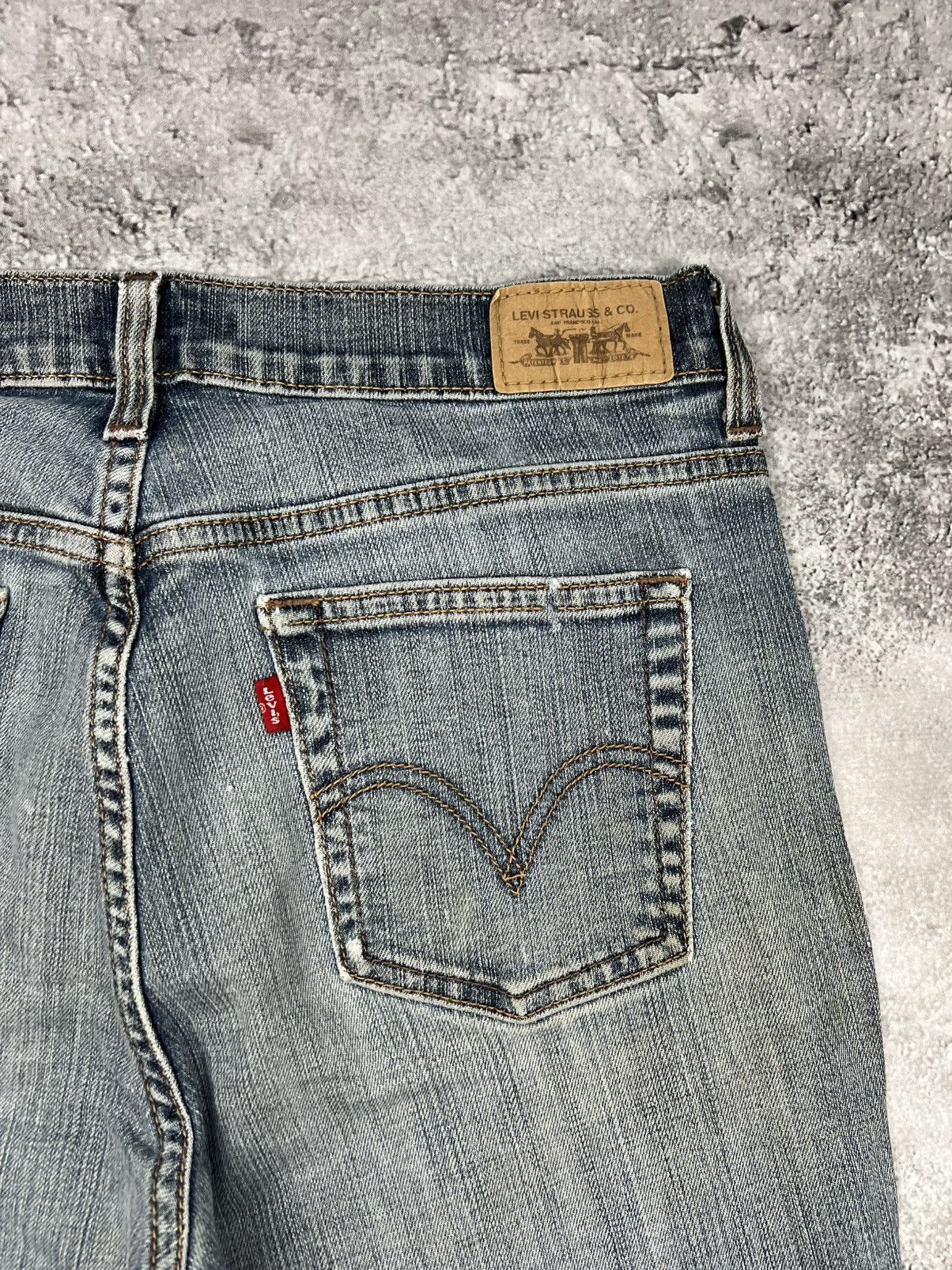 Levi's Vintage Levis Blue Denim Pants Jeans Flared Womens Size 27" / US 4 / IT 40 - 7 Thumbnail