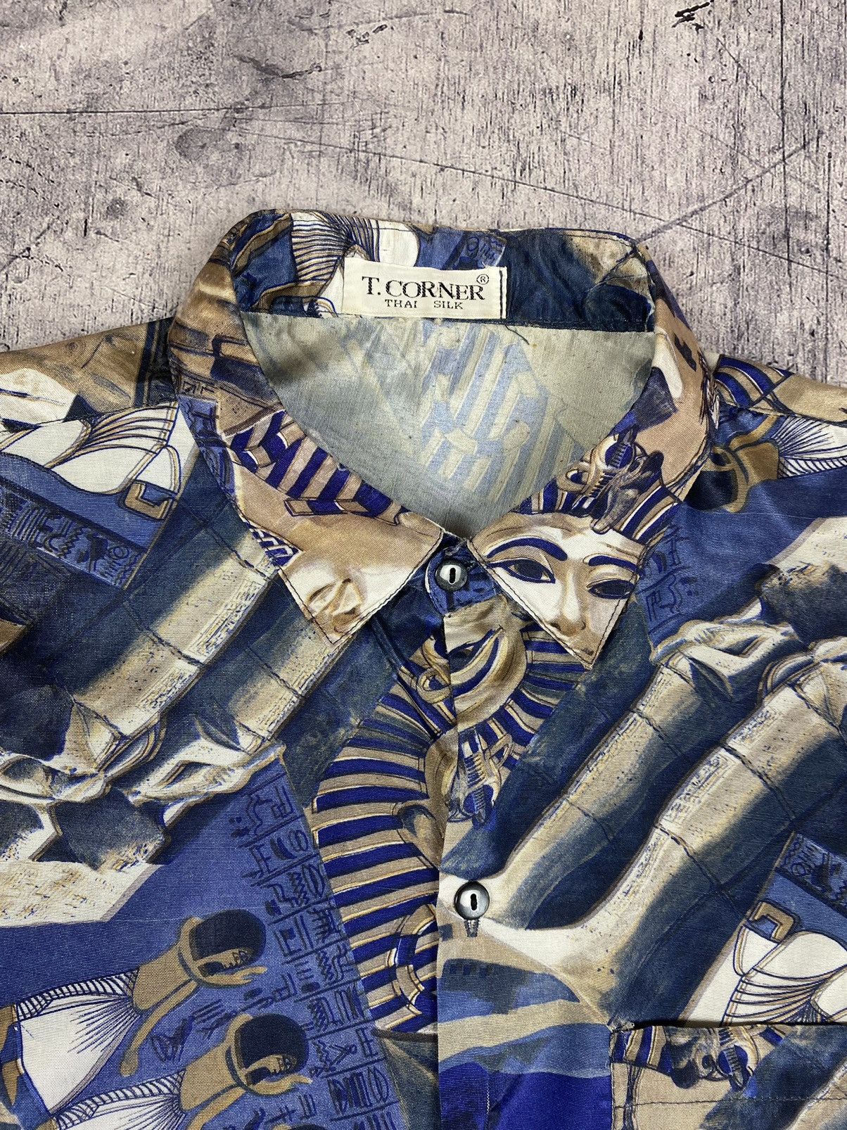 Other Vintage T. Corner Egypt Mummy Pyramids Pharaoh Crazy Shirt Size US XL / EU 56 / 4 - 10 Thumbnail
