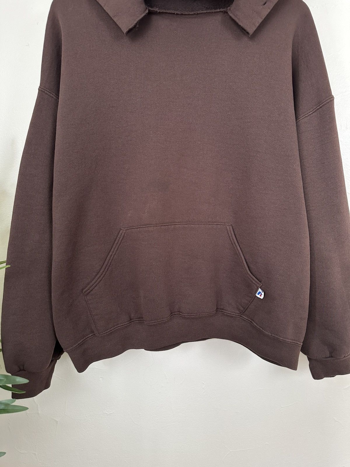 Russell Athletic (XXL) SICK BOXY BROWN Y2K Russell Athletic Hoodie Size US XXL / EU 58 / 5 - 4 Thumbnail