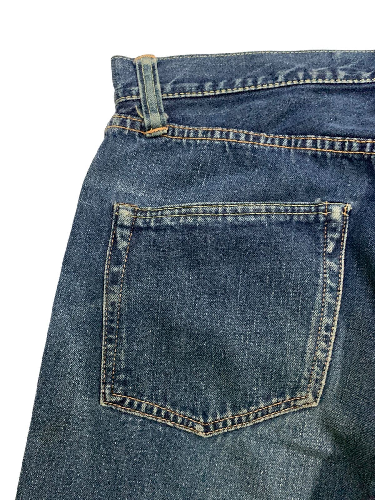 Warehouse VINTAGE WAREHOUSE SELVEDGE BUTTON FLY JAPANESE FADED DENIM Size US 31 - 15 Thumbnail