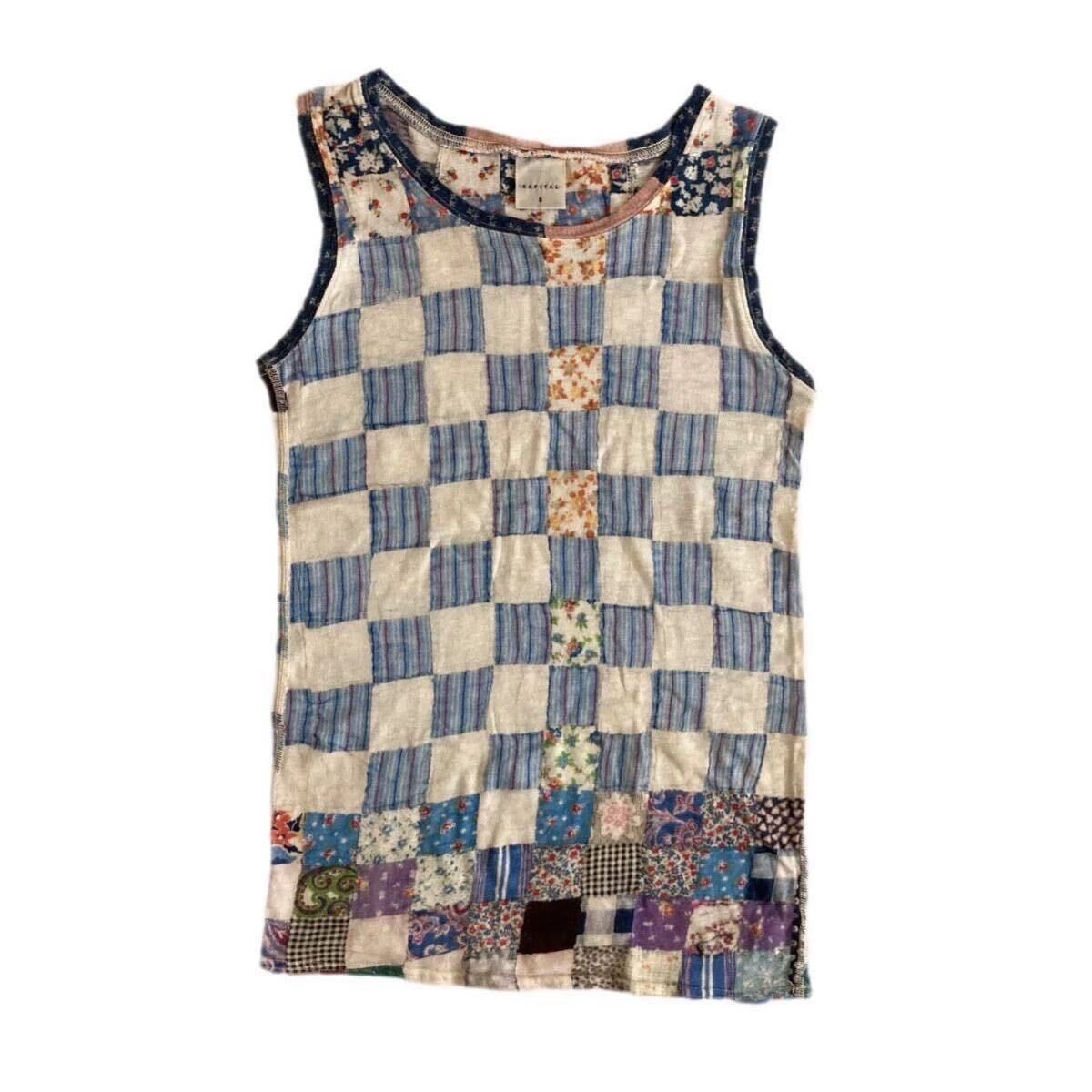 Kapital kapital Rare yuppie plaid knitted vest Size US XS / EU 42 / 0 - 1 Thumbnail