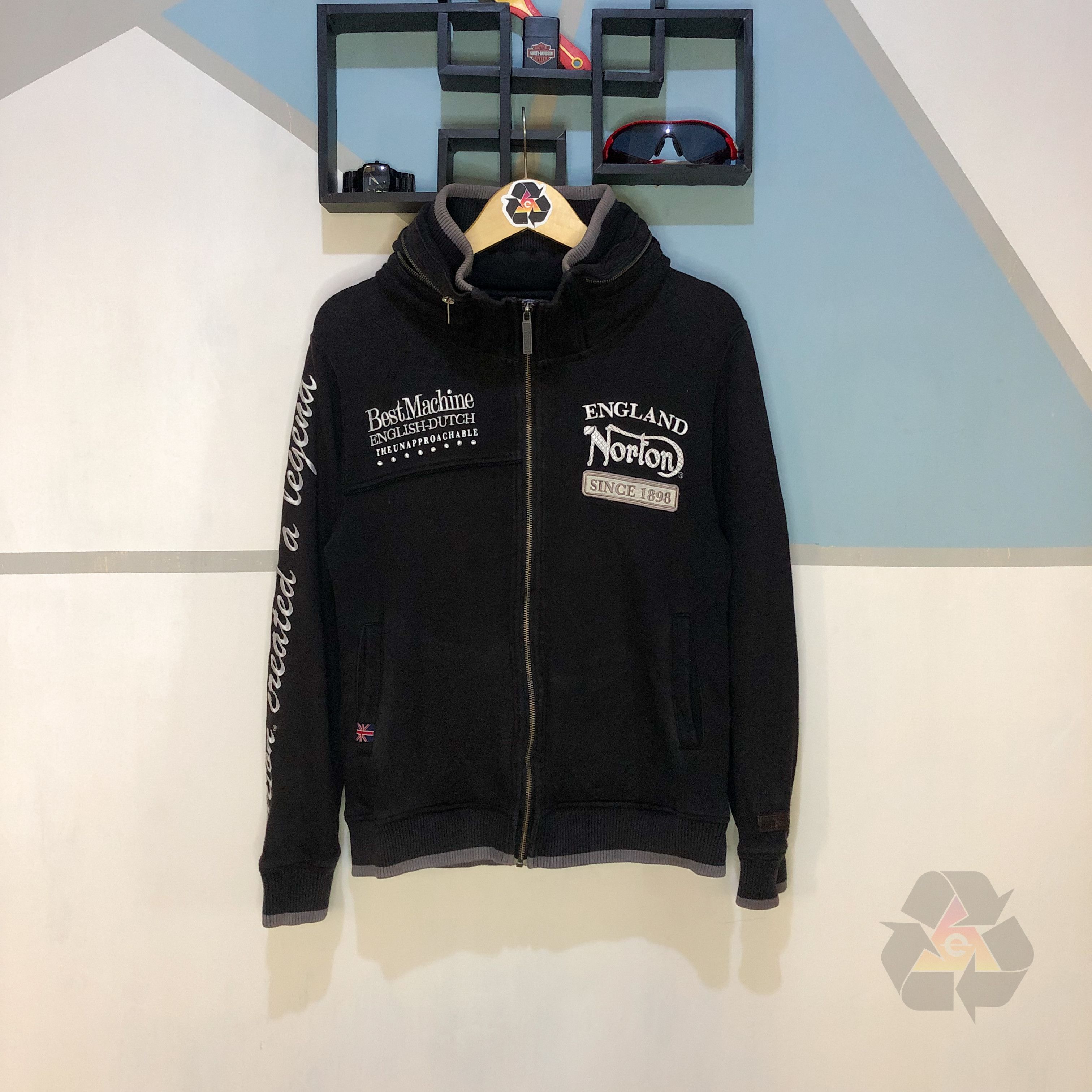 Norton Vintage Norton Zipper Jacket Motorcycle Y2K Size US M / EU 48-50 / 2 - 3 Thumbnail