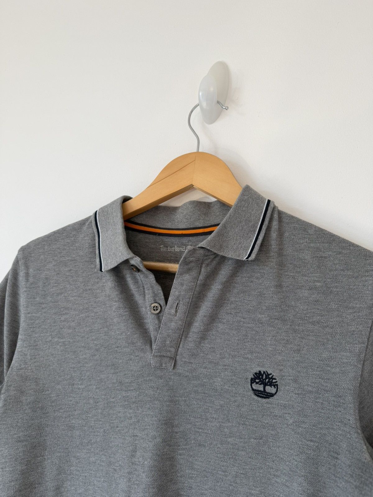 Timberland Timberland Slim Fit Polo Shirt Grey Minimal Polo Size US S / EU 44-46 / 1 - 1 Thumbnail