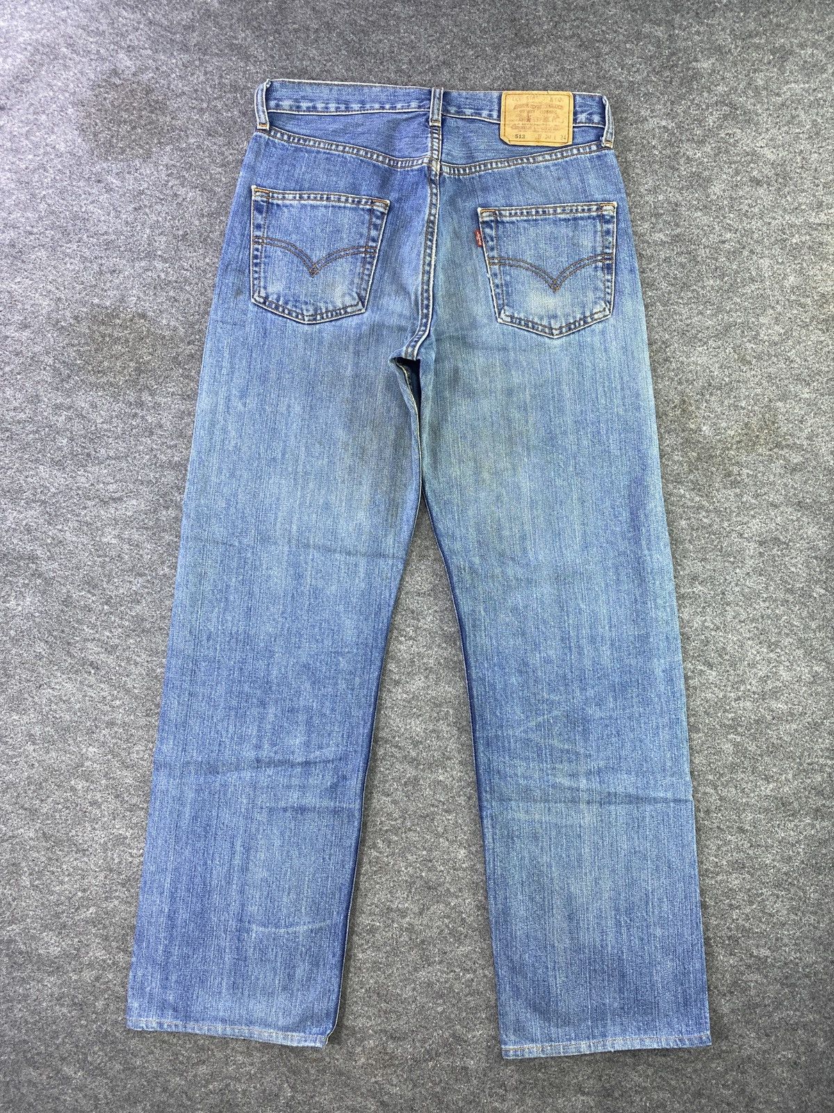 Jean × Levi's × Vintage Vintage Levis 512 Distresses Blue Wash Jeans - J872 Size US 30 / EU 46 - 3 Thumbnail