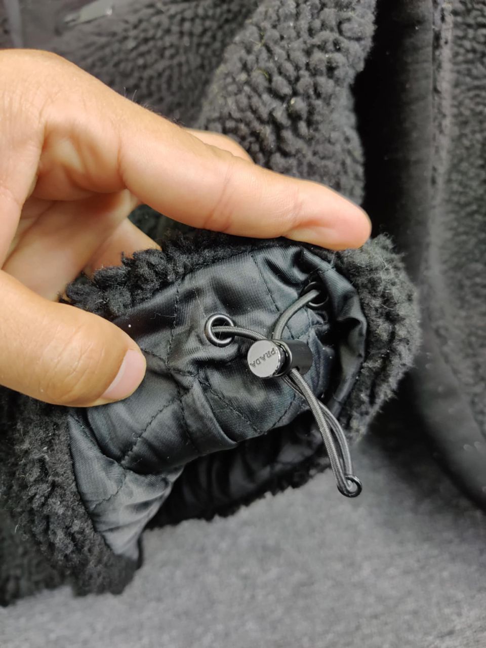Prada Prada Recycled Technical Fleece Sherpa Hoodie Jacket Size US L / EU 52-54 / 3 - 17 Thumbnail