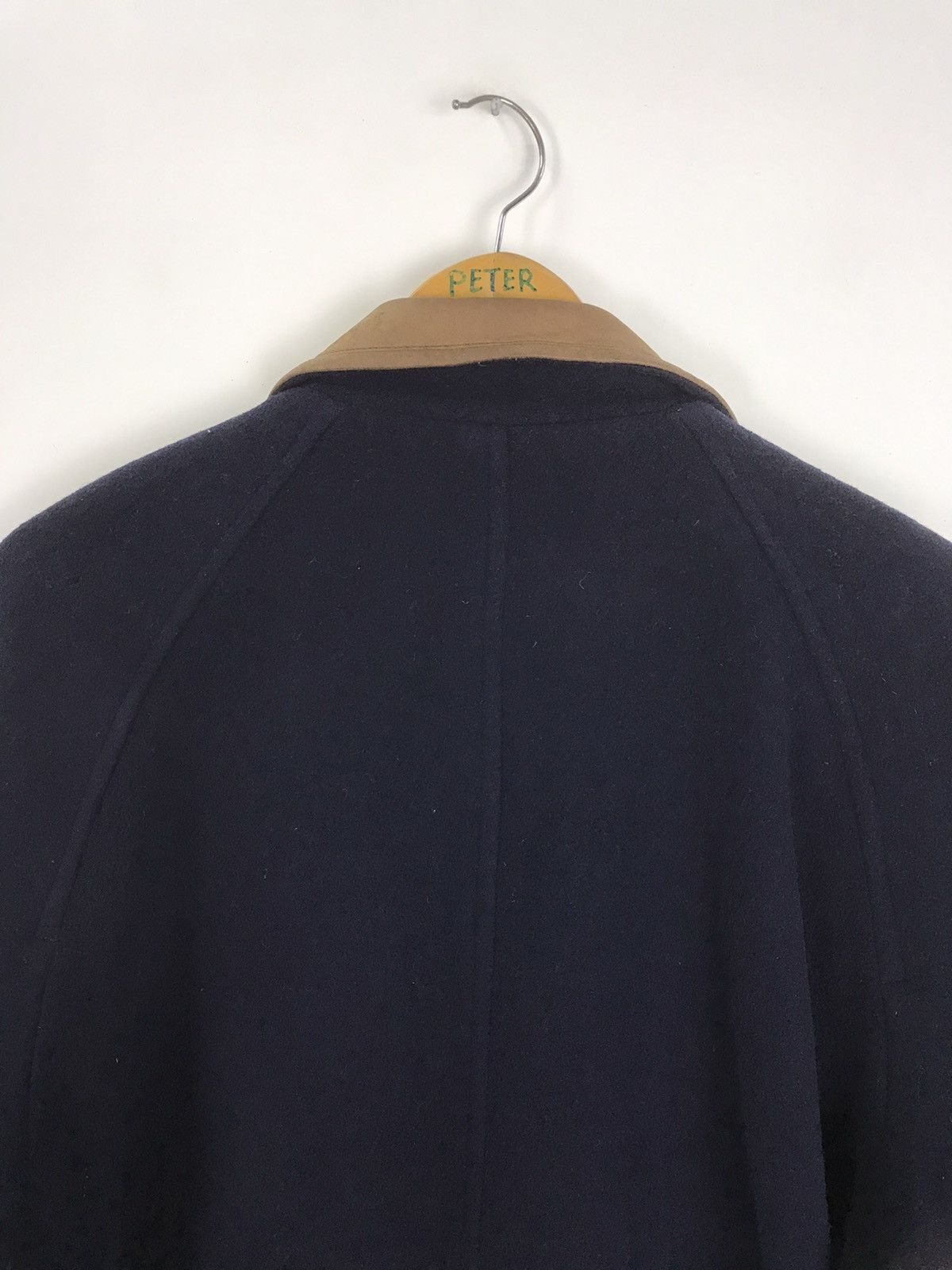 Leather × McGregor × Vintage Vintage McGregor Leather Collar Wool Jacket Size US L / EU 52-54 / 3 - 4 Thumbnail