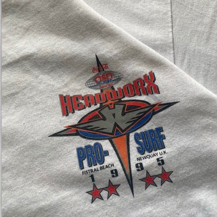 Vintage Vintage Headworx Australia Pro Surf Made In UK T Shirts Size US L / EU 52-54 / 3 - 4 Thumbnail