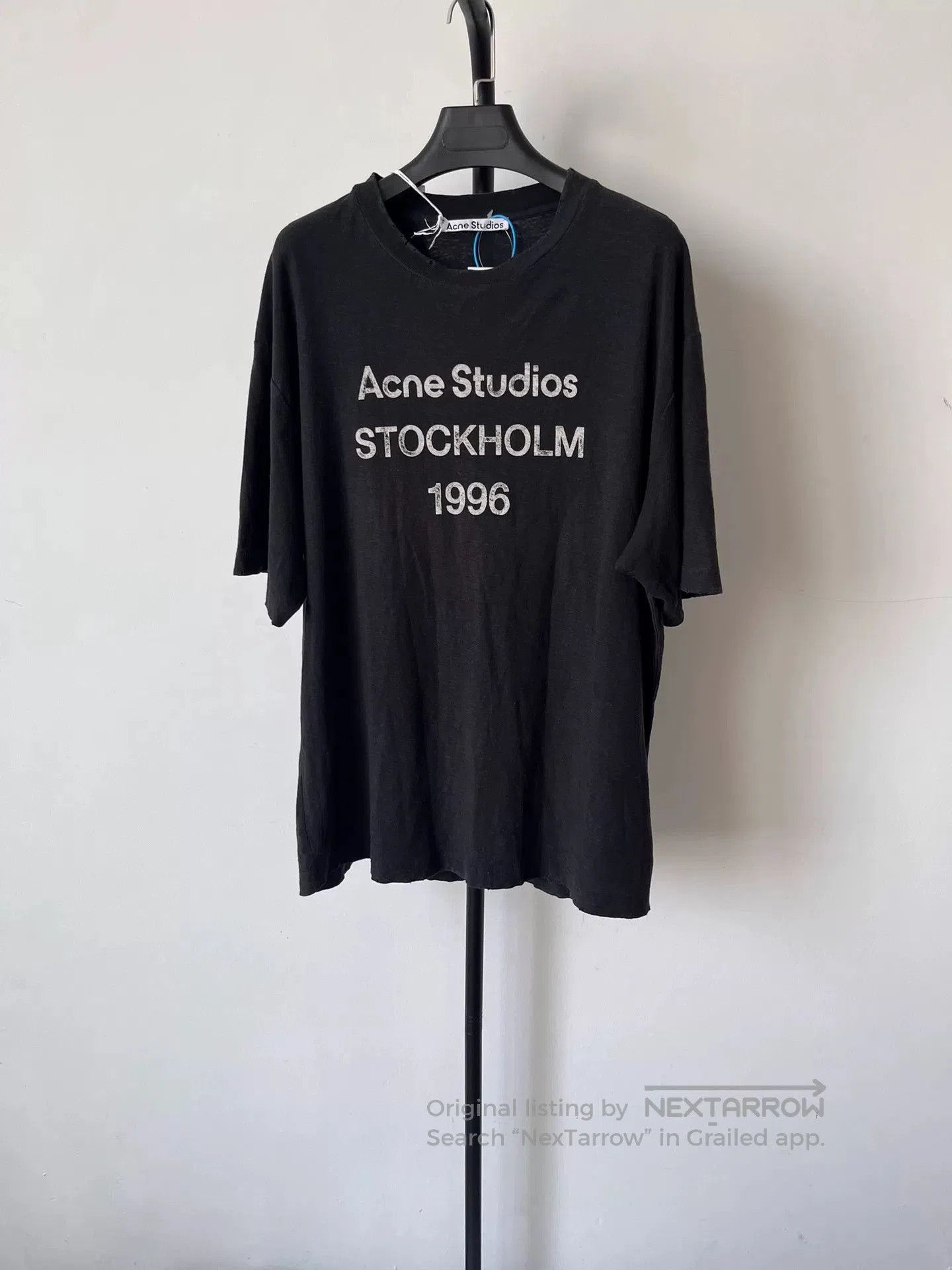 Acne Studios Acne Studios Black Short Sleeve T. Size US S / EU 44-46 / 1 - 1 Thumbnail