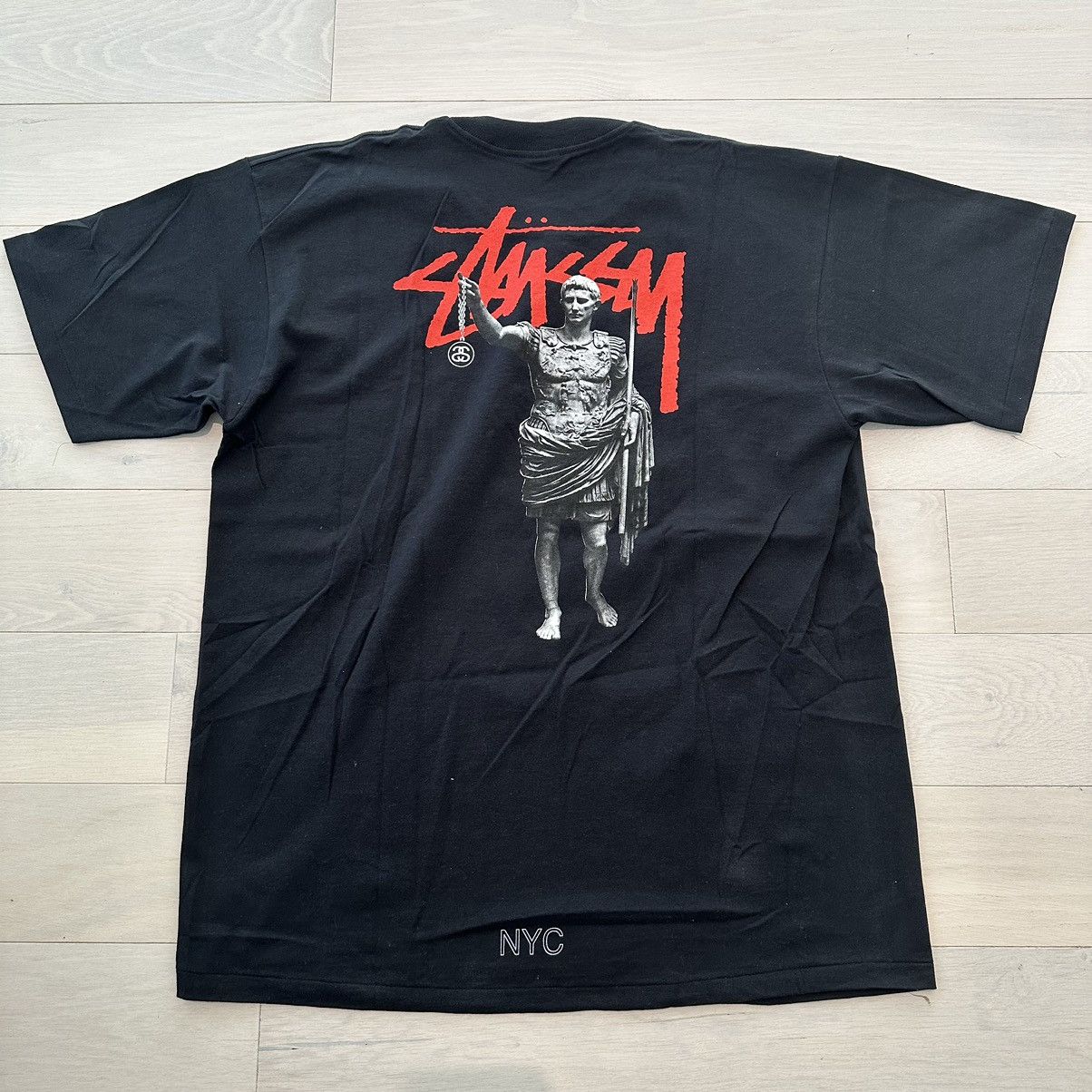 激レア　union nyc tシャツ usa製　supreme stussy STUSSY】90s'USA製 紺タグ グラデーショングラフィティ Tシャツ
