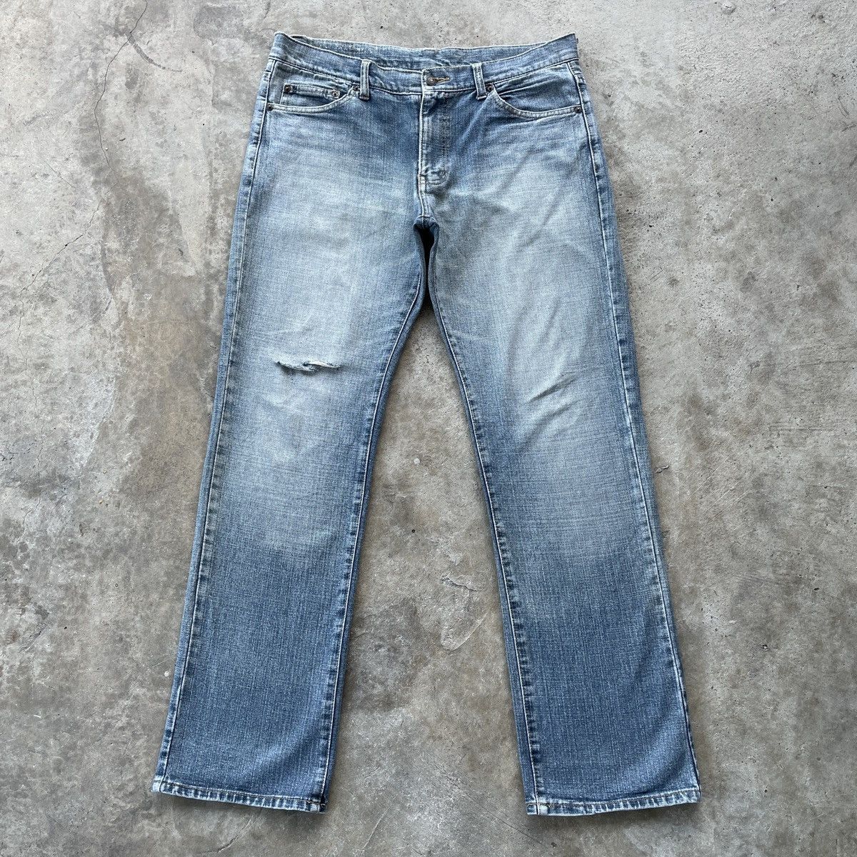 Japanese Brand Vintage Villand Japan Faded Distressed Denim Jeans Pants W36 Size US 36 / EU 52 - 1 Thumbnail