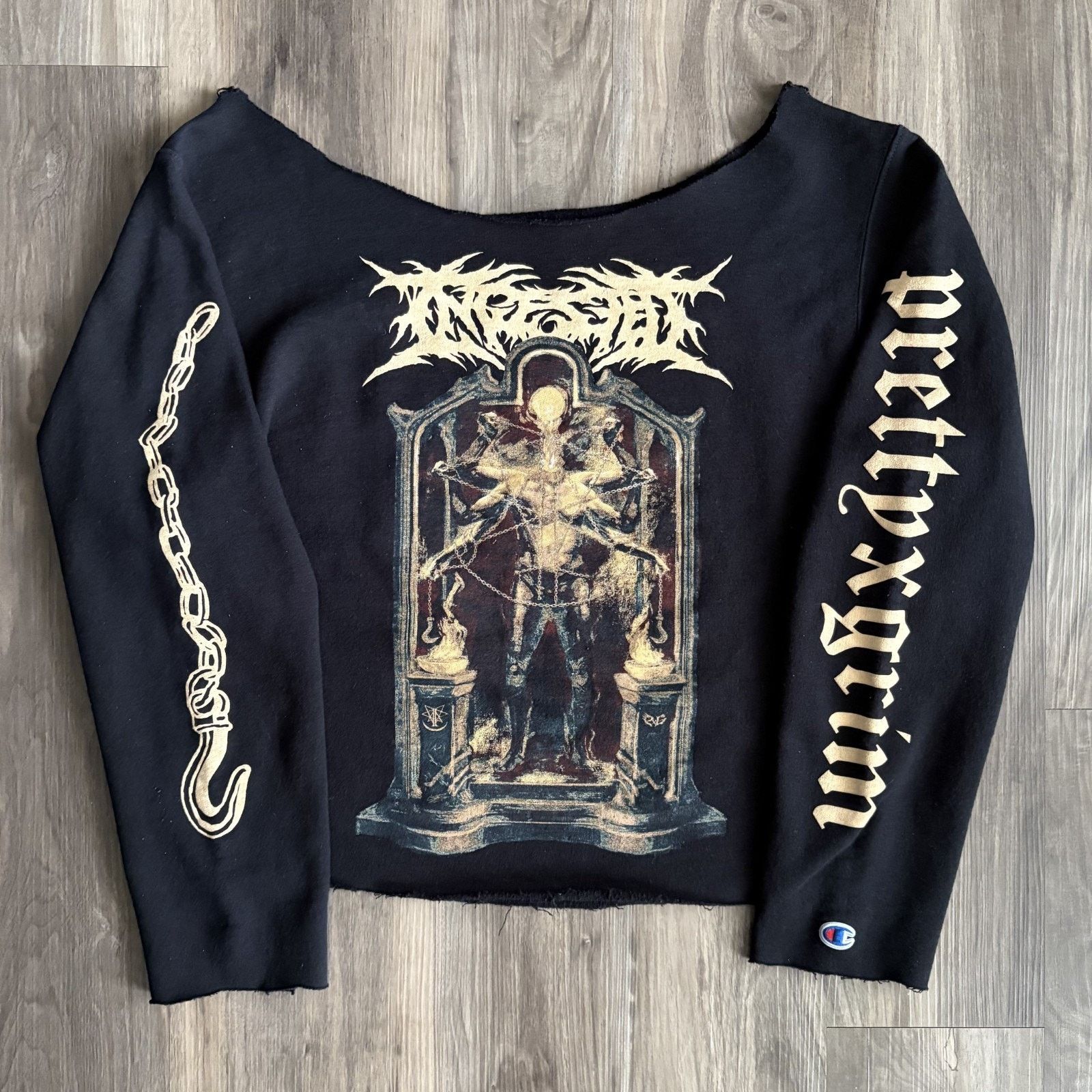 Champion Ingested Pretty X Grim Crewneck Sweatshirt Size M Champion Size US M / EU 48-50 / 2 - 1 Thumbnail