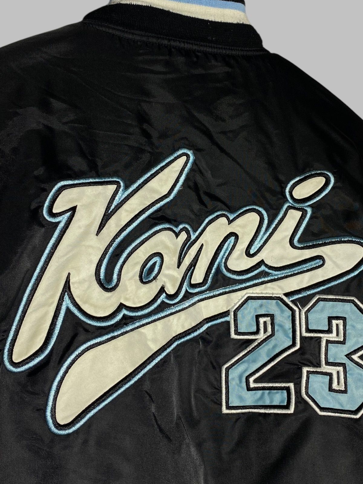 Karl Kani 🔥 Y2K KARL KANI BOMBER JACKET BROOKLYN NYC HIP HOP STYLE Size US M / EU 48-50 / 2 - 21 Thumbnail