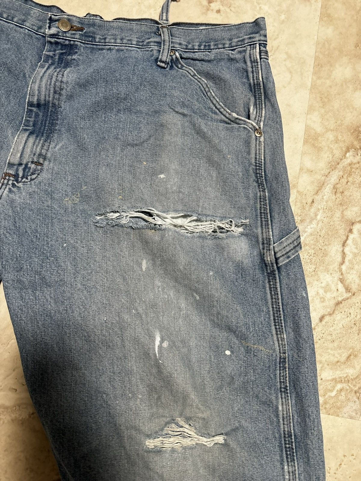 Wrangler Vintage Wrangler Jeans Work Worn Size US 38 / EU 54 - 2 Thumbnail