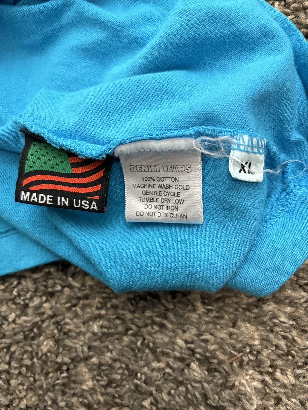 DENIM TEARS Denim tears tee Size US XL / EU 56 / 4 - 4 Thumbnail