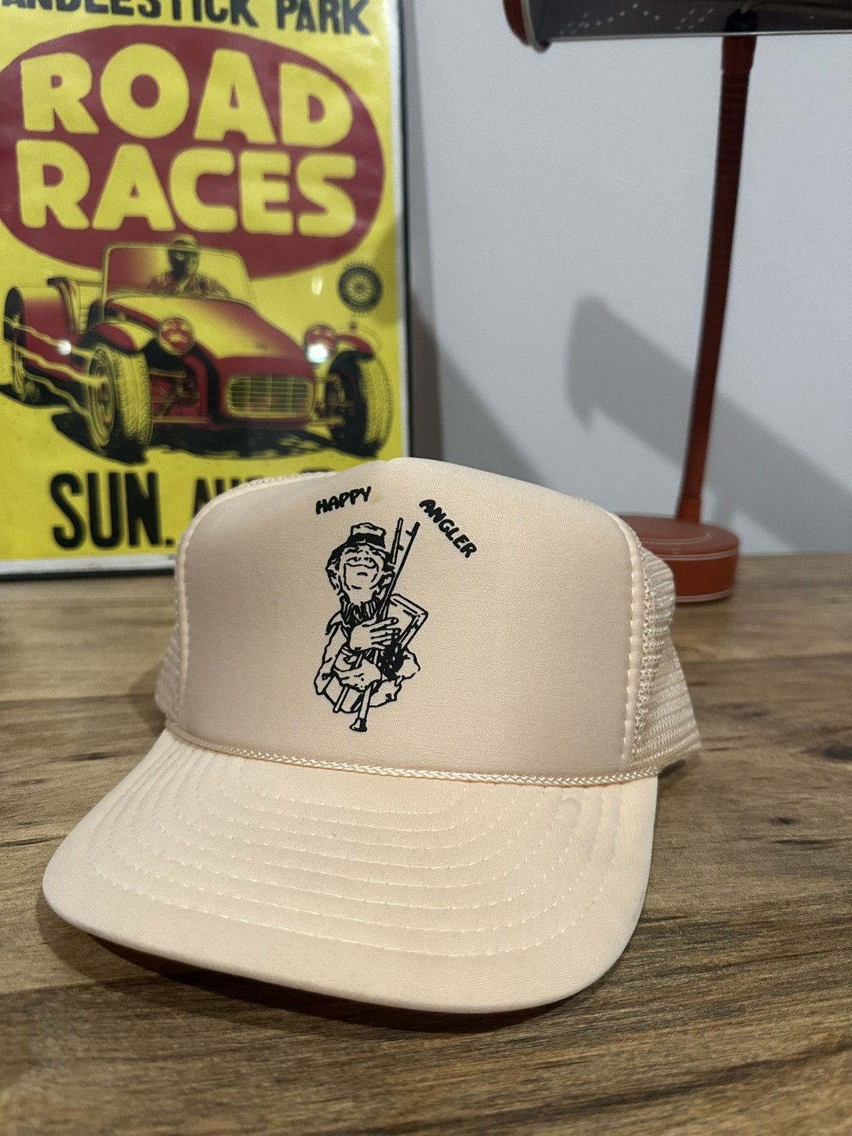 Vintage Vintage Funny Fishing Trucker Hat Deadstock Size ONE SIZE - 1 Thumbnail