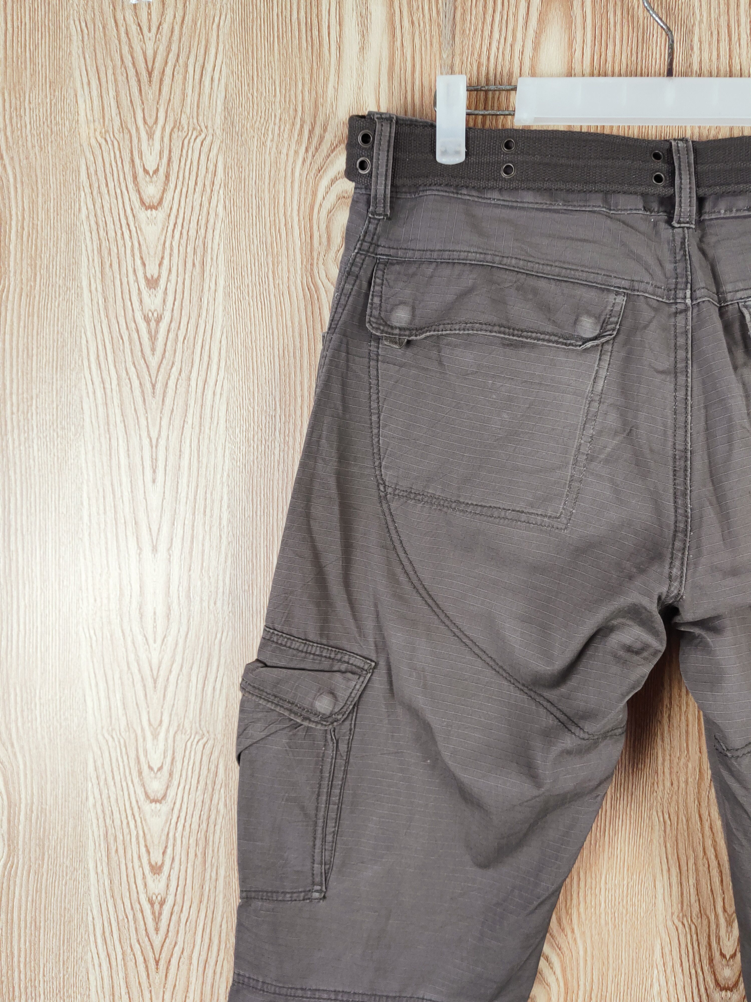 Japanese Brand Z-07B52X Dark Brown Multipocket Tactical Cargo Pants #W198 Size US 34 / EU 50 - 9 Thumbnail