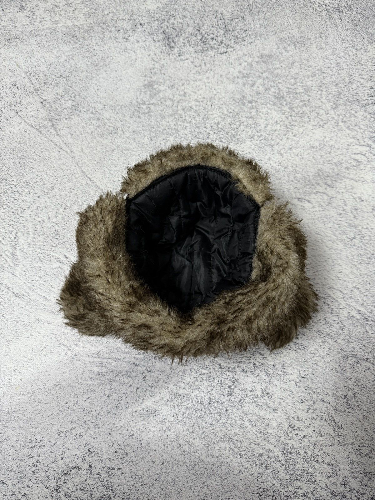 Japanese Brand Y2K Fuzzy Fur Trapper Alt Mohair Cute Hat Ushanka Size ONE SIZE - 8 Thumbnail