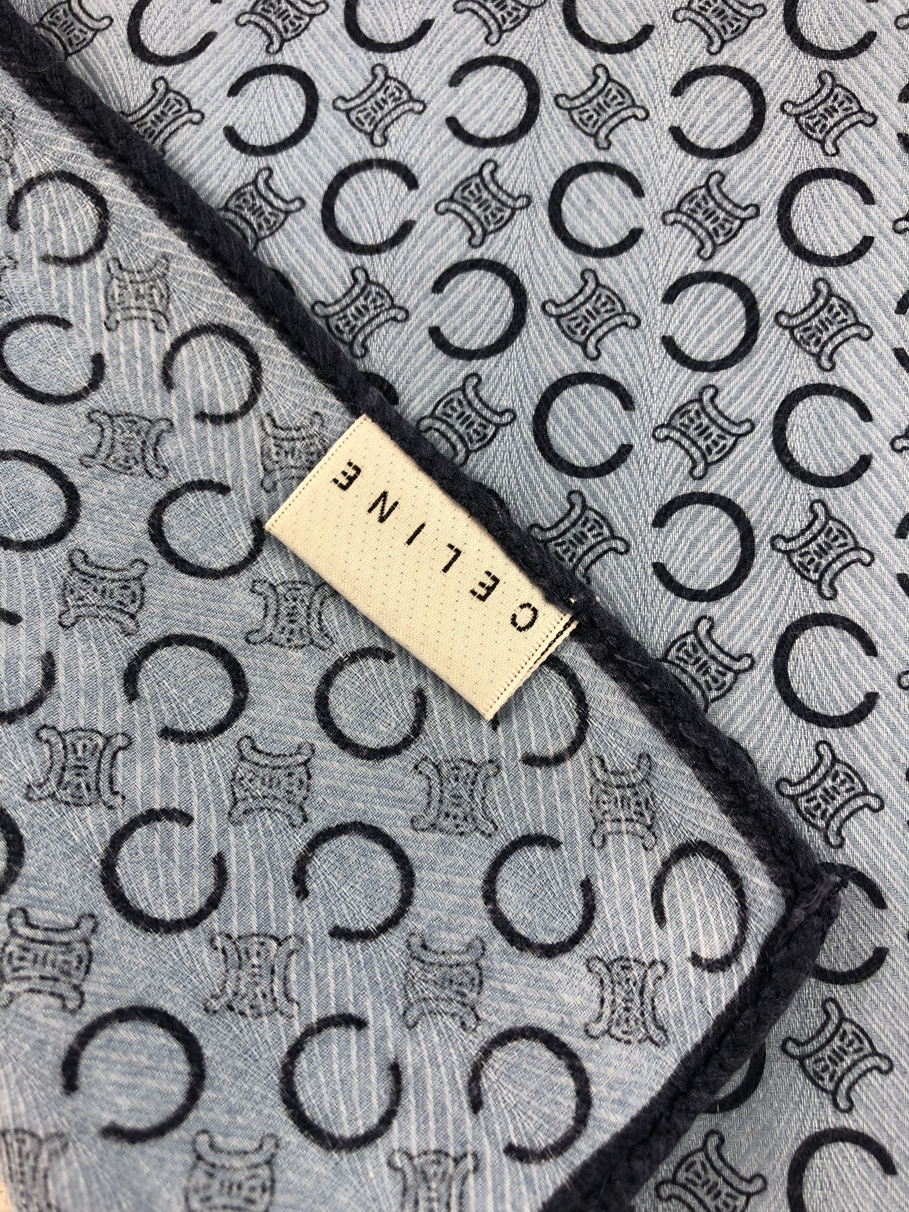 Celine Celine Handkerchief / Bandana / Neckerchief C312 Size ONE SIZE - 5 Thumbnail
