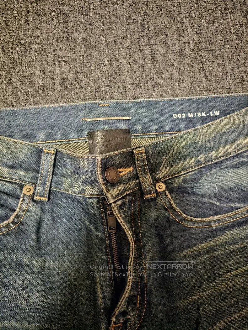 Saint Laurent Paris Saint Laurent Paris Denim Jeans i Size US 29 - 3 Thumbnail