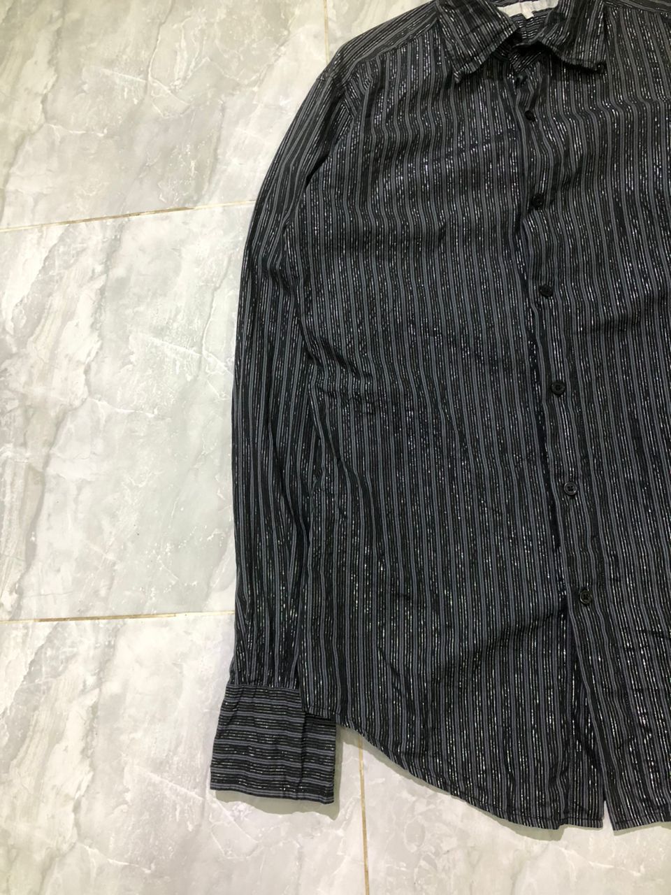 Designer × Japanese Brand Buona GIonata Shiny Stripes Button-ups Shirt Size US M / EU 48-50 / 2 - 5 Thumbnail