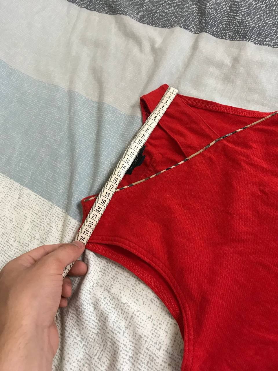 Burberry 🔥 Burberry Golf Vintage Tank Top Shirt Red Vintage Size XS / US 0-2 / IT 36-38 - 11 Thumbnail