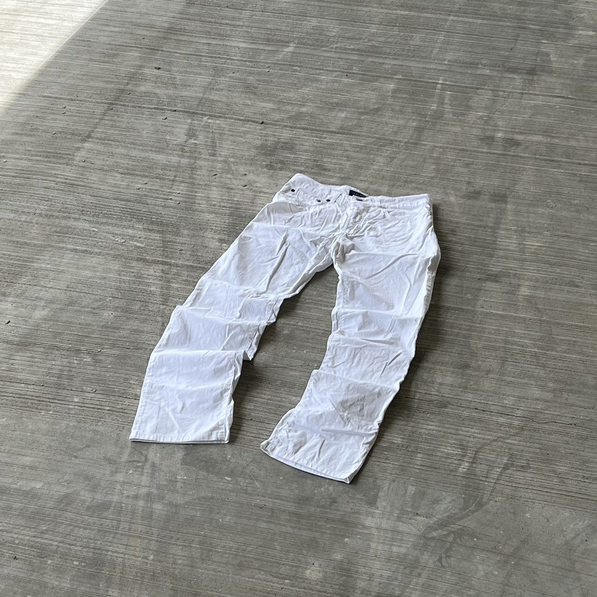 Trussardi Trussardi Jeans Vintage White Pants Denim Size US 32 / EU 48 - 1 Thumbnail