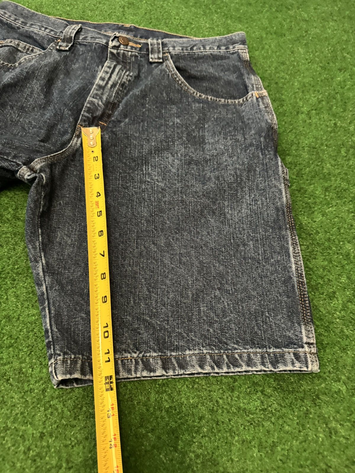 Wrangler Y2K Baggy Carpenter Jorts Denim Skater Grunge Shorts Size US 33 - 5 Thumbnail