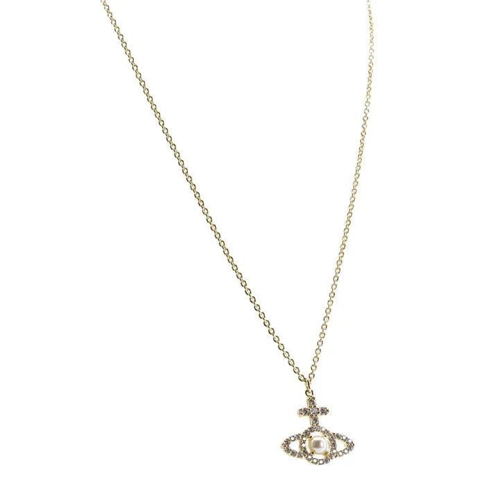 Vivienne Westwood Vivienne Westwood Gold Embellished Alloy Necklace 0079 Size ONE SIZE - 1 Thumbnail