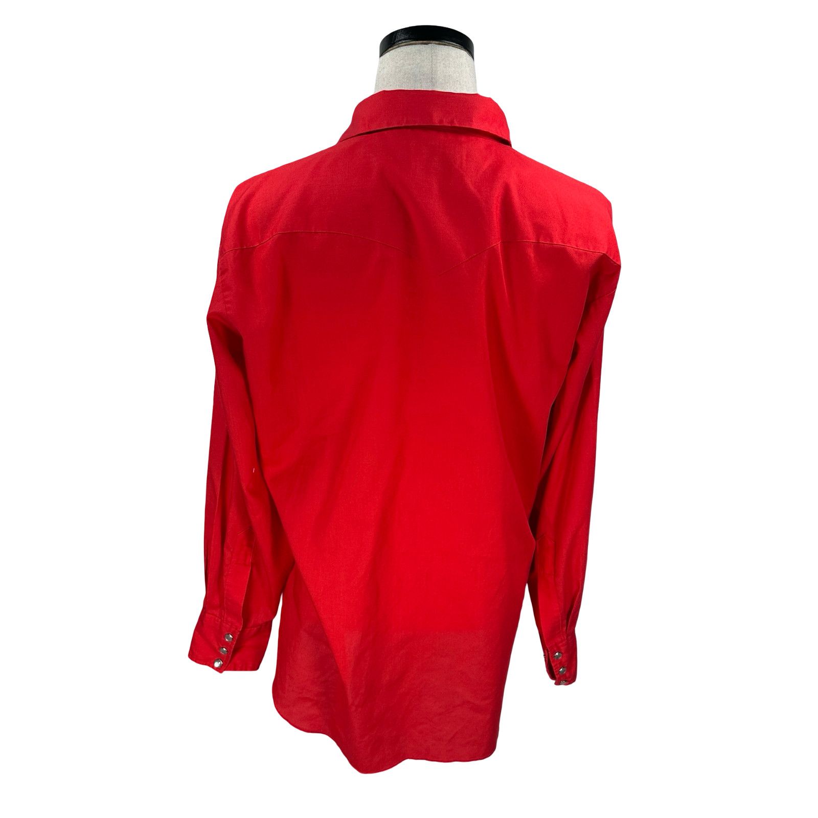 Other Vintage H Bar C Western Shirt Men’s 17 34 Red Pearl Snap USA Size US M / EU 48-50 / 2 - 5 Thumbnail