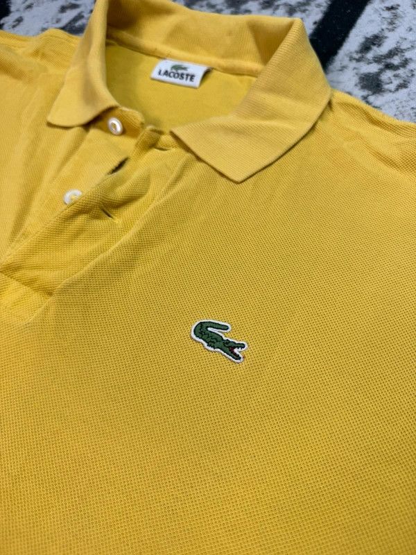 Lacoste Lacoste yellow polo shirt L logo Size US L / EU 52-54 / 3 - 4 Thumbnail
