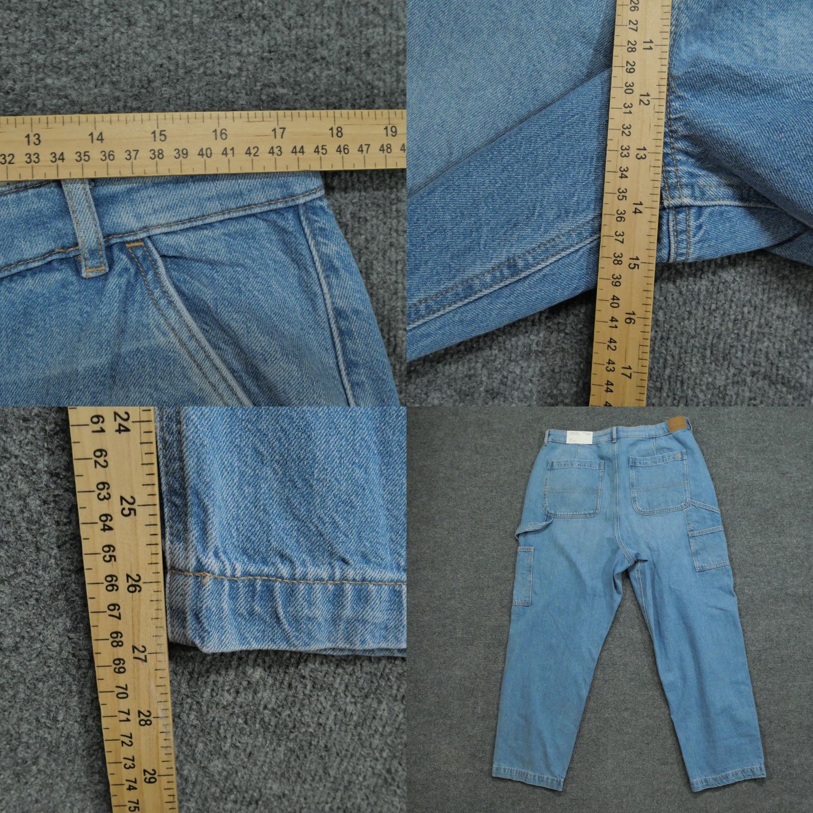 American Eagle Outfitters VINTAGE American Eagle Outfitters Jeans Women's 18 Blue Denim High Rise Boyfriend 90s Distressed 5-Pocket Design Jeans Womens Size 24" / US 00 / IT 34 - 8 Thumbnail