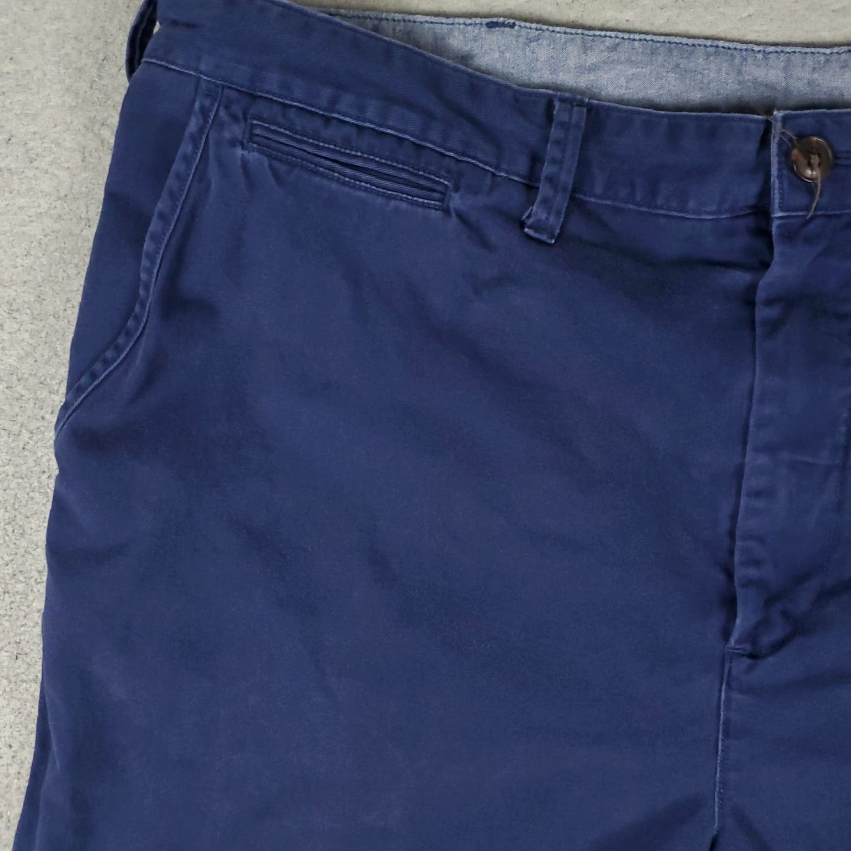 Ralph Lauren Ralph Lauren Shorts Mens Size 42 Blue Pony Casual Flat Front Chino FADED Size US 42 / EU 58 - 2 Thumbnail