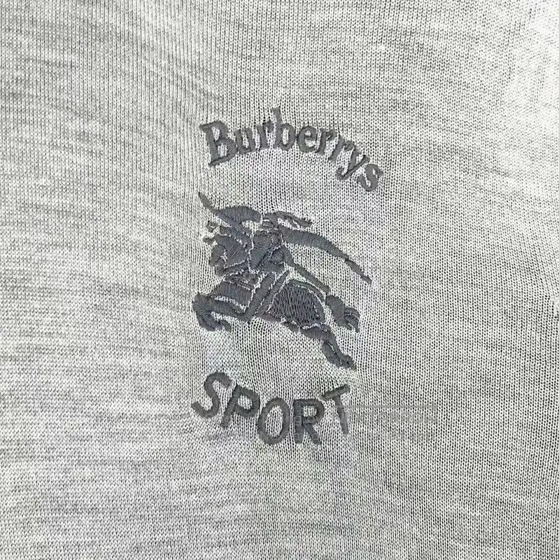 Burberry Burberry Grey Silk Blend Hoodie for Women. Size M / US 6-8 / IT 42-44 - 3 Thumbnail