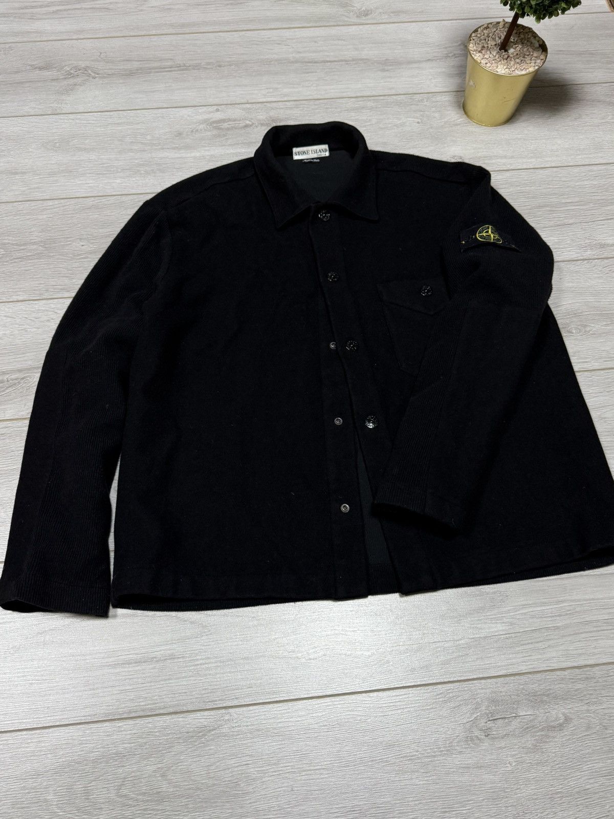 Stone Island Stone Island 00 vintage wool overshot buttons pocket jacket Size US XL / EU 56 / 4 - 17 Thumbnail