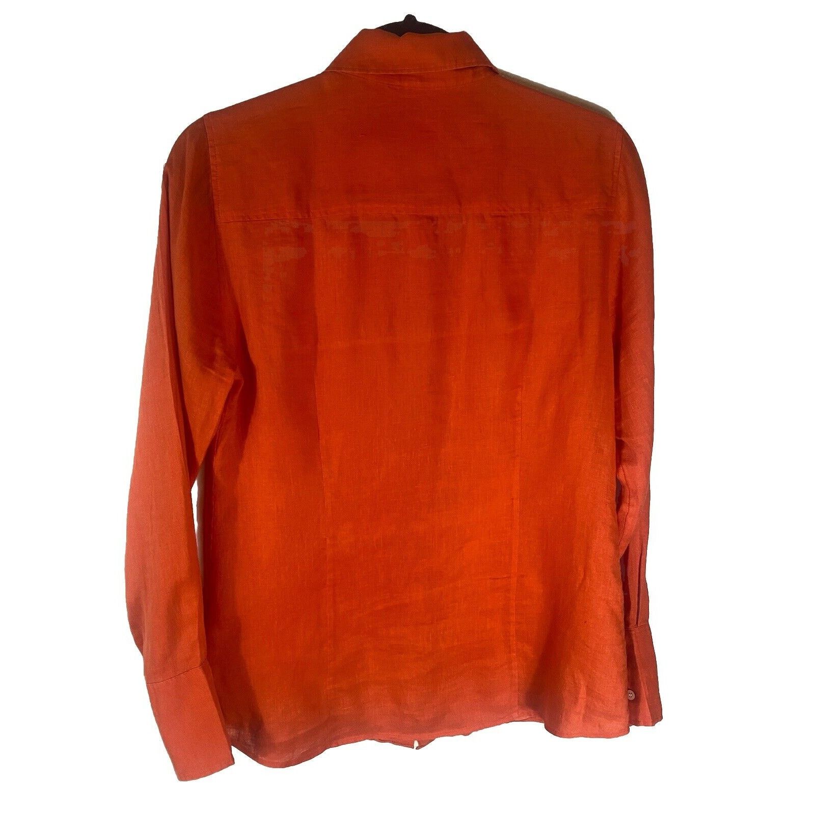J.Crew Women's J Crew Size 6 100% Linen Perfect Fit Shirt Size M / US 6-8 / IT 42-44 - 5 Thumbnail