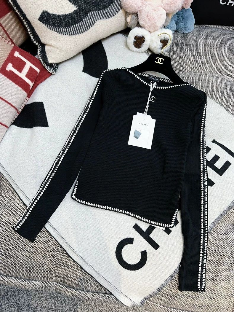 Chanel Chanel 22C early spring popular black patch white edge dou Size XS / US 0-2 / IT 36-38 - 7 Thumbnail