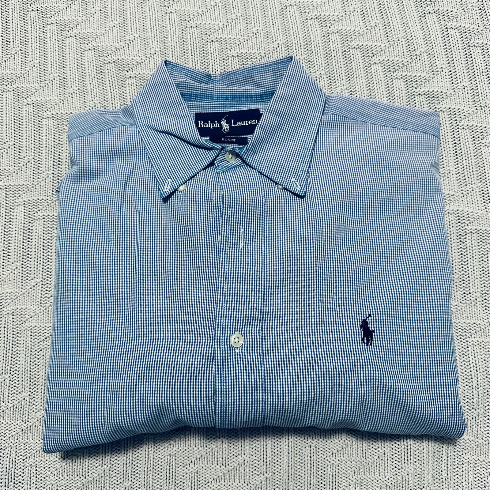 Ralph Lauren Ralph Lauren blue gingham Blake fit button down Size US M / EU 48-50 / 2 - 1 Thumbnail