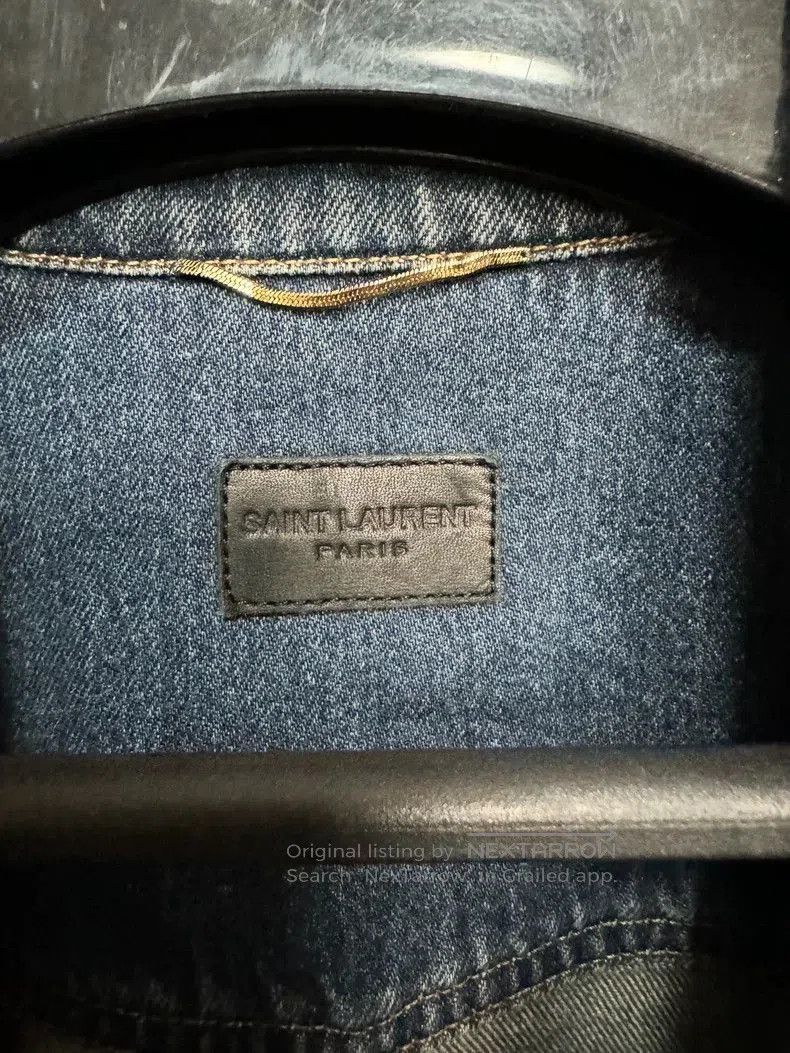 Yves Saint Laurent YSL Blue Denim Jacket S Size. Size US S / EU 44-46 / 1 - 2 Thumbnail